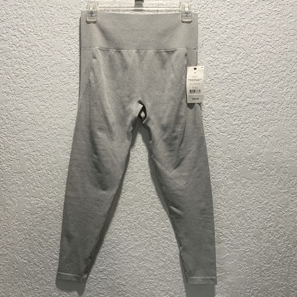 Grey booty sculpt leggings